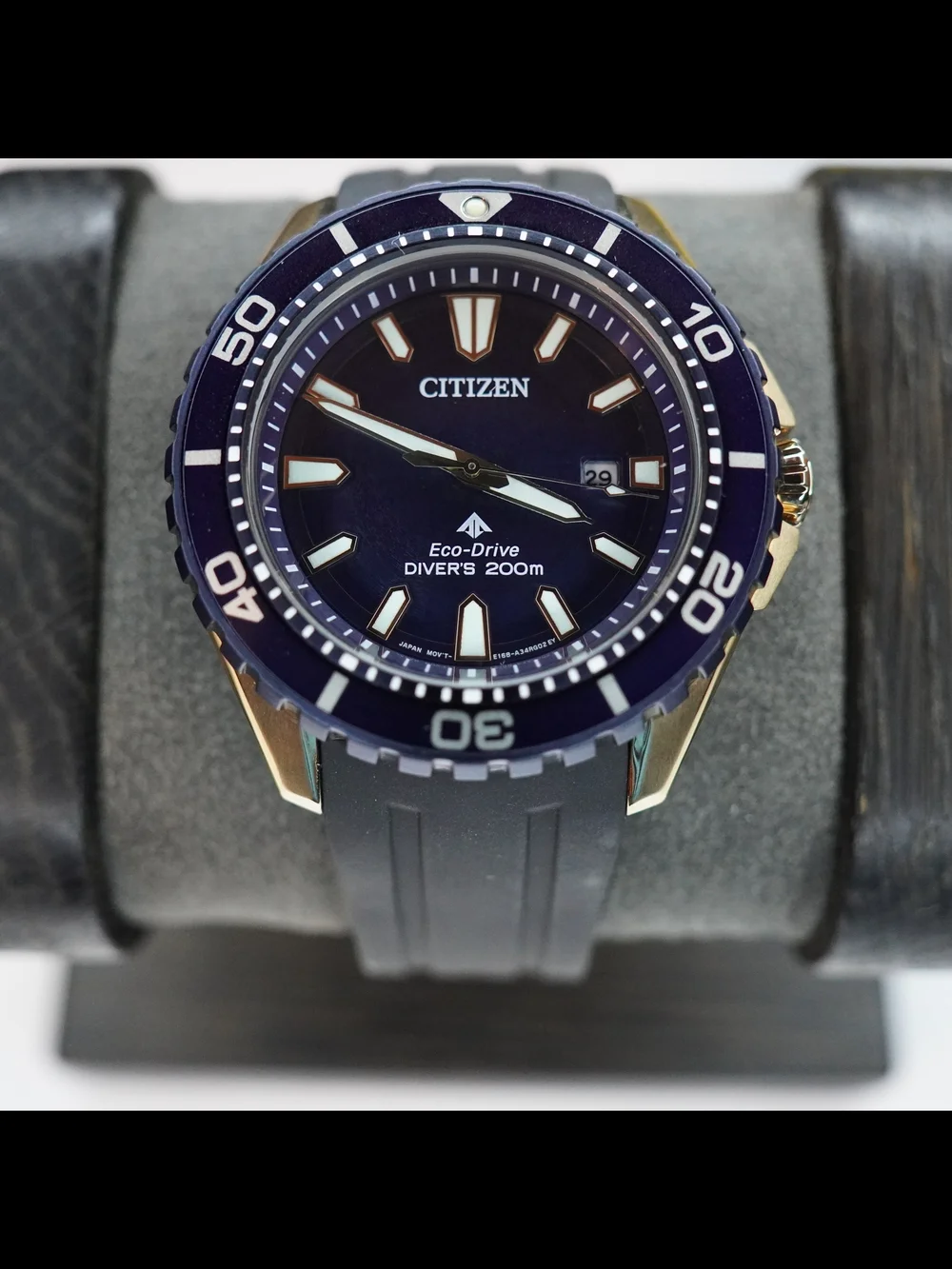 Citizen Promaster BN0196-01L Eco-Drive Blue Dial 200M Diver Men's w/ Watch Box